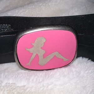 Dillon Rogers Pink Trucker belt